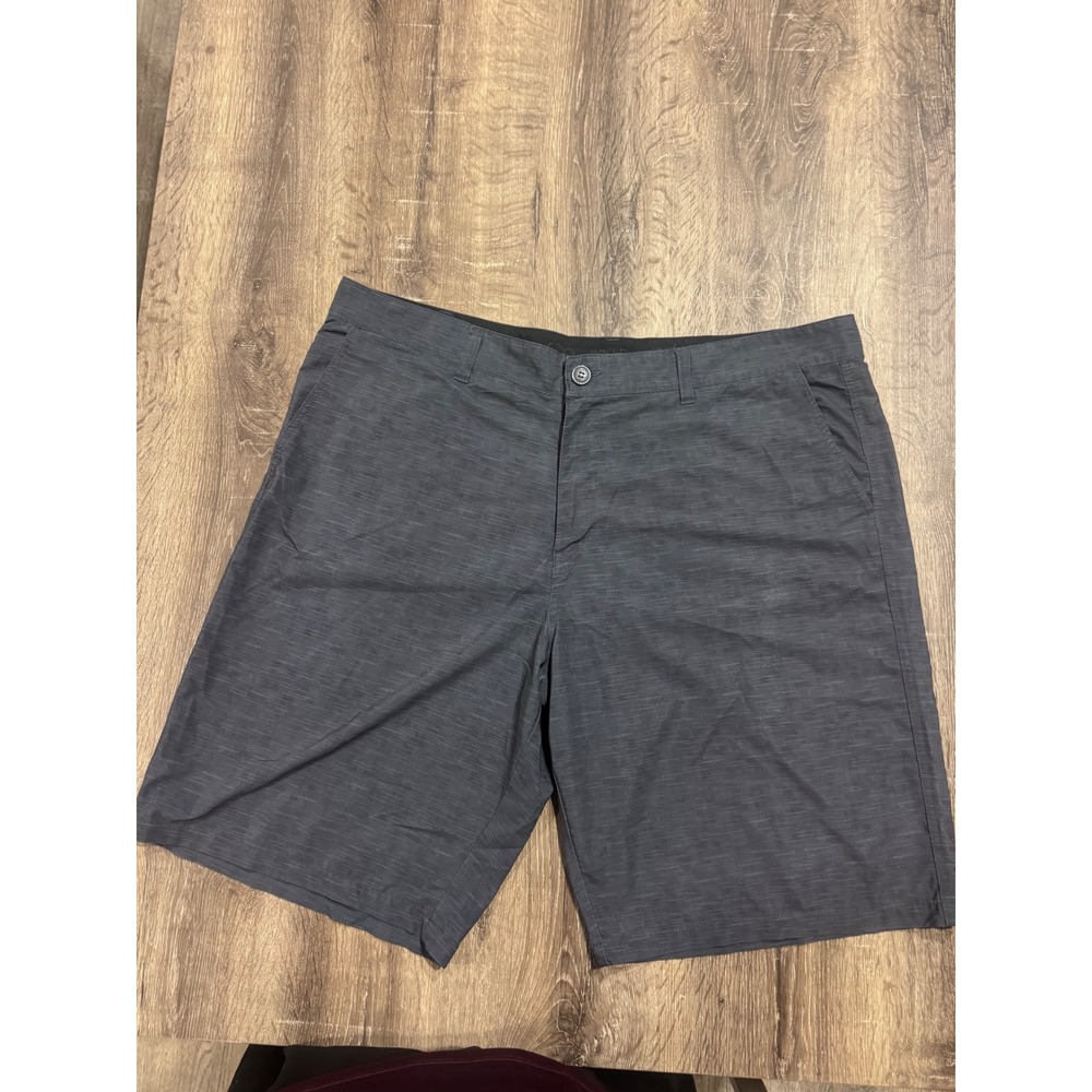 OP Flex Mens 4-Way Stretch Hybrid Shorts Greystone Heather Grey Size 42 Surf